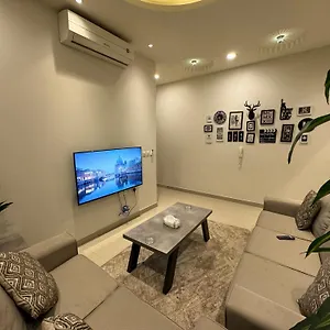 شقة غرفتين نوم في النرجس 4 الرياض